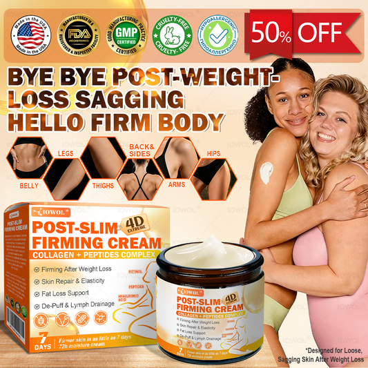 💪STOP SAGGY SKIN! GET A "LIQUID LIFT" WITH OUR 100% SATISFACTION GUARANTEE!𝐈𝐎𝐖𝐎𝐋® 𝐏𝐨𝐬𝐭-𝐒𝐥𝐢𝐦 𝐅𝐢𝐫𝐦𝐢𝐧𝐠 𝐂𝐫𝐞𝐚𝐦  80% OFF！