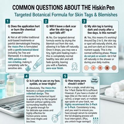 𝐇𝒊𝗦𝙆𝒊𝗡®👩‍⚕️ 𝟕-𝐃𝒂𝘆 𝐒𝗸𝐢𝐧 𝐓𝒂𝗴 & 𝐒𝐩𝙤𝐭 𝐄𝐫𝒂𝐬𝙚𝐫 Painless & Scar-Free Advanced Imperfection Removal Rollerball Pen
