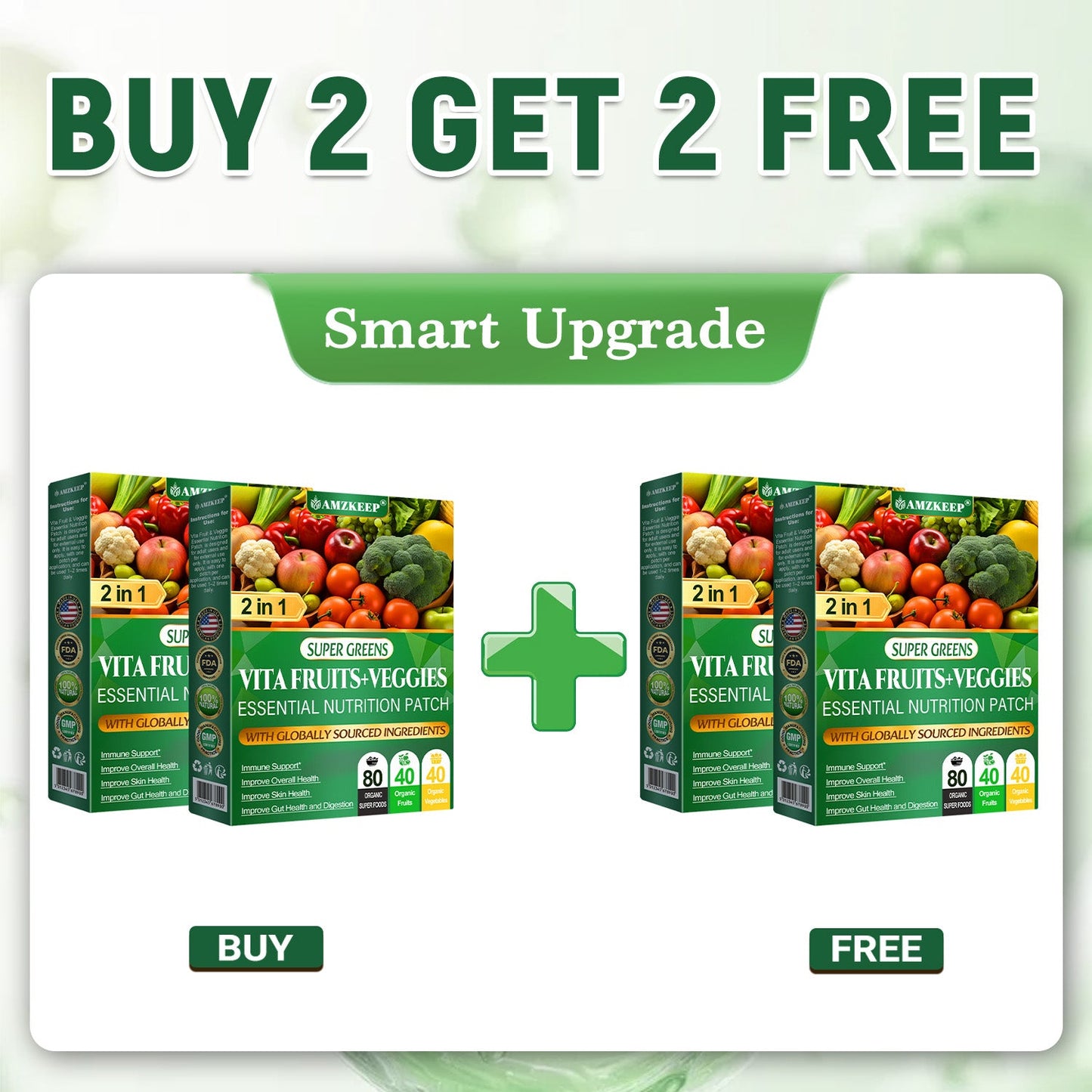 Vita Fruit & Veggie Essential Nutrition Patch