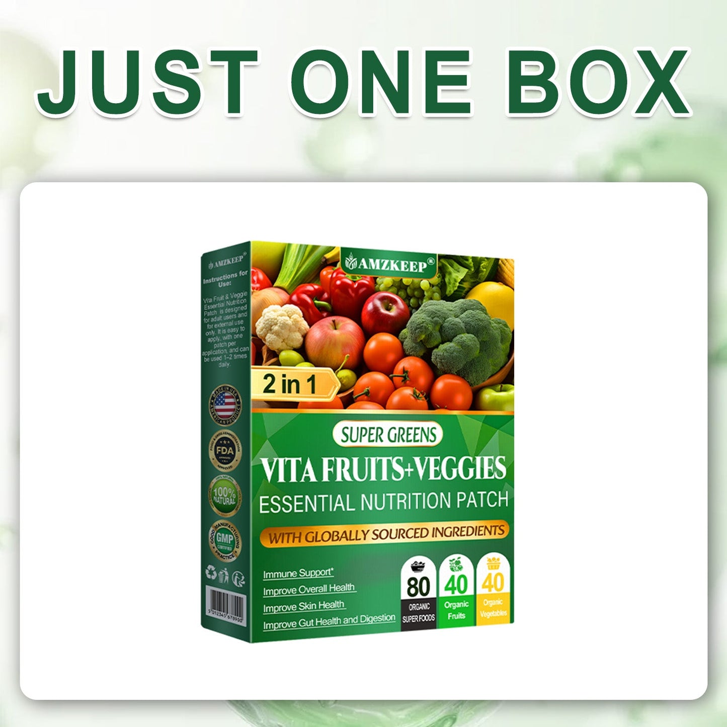 Vita Fruit & Veggie Essential Nutrition Patch