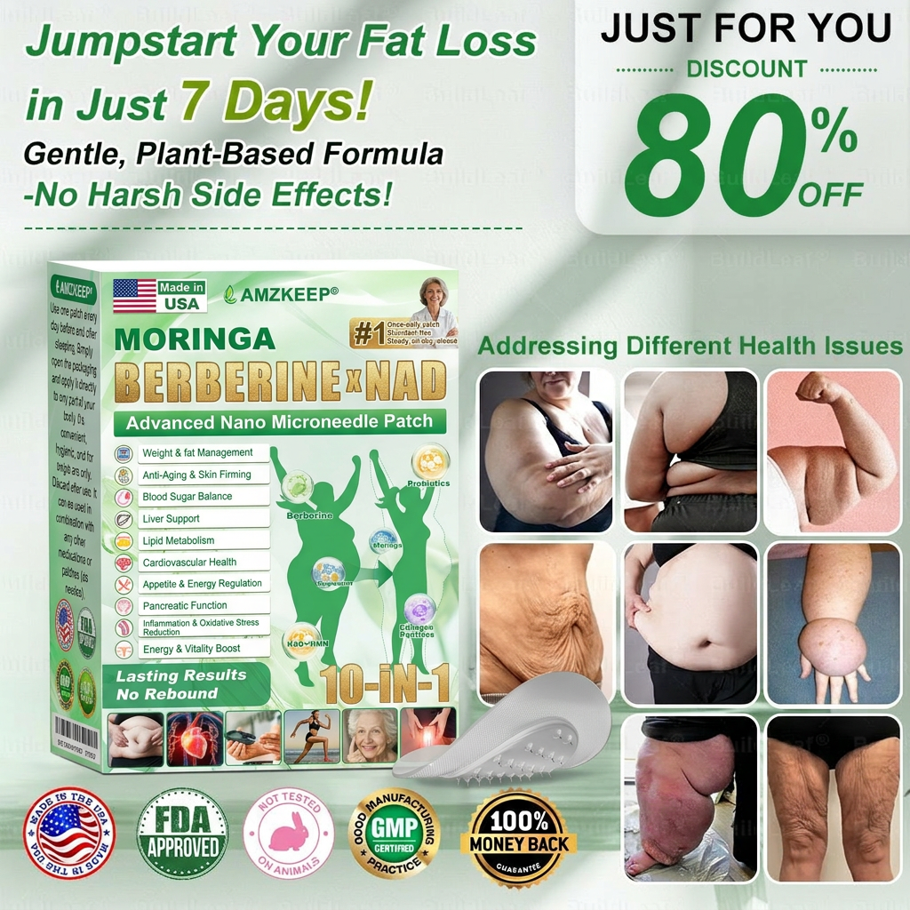 ⏰Just Today🔥𝙰𝙼𝚉𝙺𝙴𝙴𝙿® 𝙈𝒐𝒓𝒊𝒏𝒈𝗮 · 𝗕𝗲𝗿𝗯𝐞𝐫𝐢𝐧𝙚 × 𝙉𝑨𝑫+ 𝟏𝟎-𝙞𝙣-𝟏 𝘼𝒅𝒗𝒂𝒏𝒄𝒆𝐝 𝐍𝐚𝐧𝙤 𝙈𝙞𝙘𝙧𝙤𝙣𝒆𝒆𝒅𝒍𝐞 𝐏𝐚𝐭𝙘𝙝(𝐉𝐮𝐬𝐭 𝐨𝐧𝐜𝐞 𝐚 𝐝𝐚𝐲, 𝐯𝐢𝐬𝐢𝐛𝐥𝐞 𝐜𝐡𝐚𝐧𝐠𝐞𝐬 𝐢𝐧 𝟕 𝐝𝐚𝐲𝐬） ✅ 𝐅𝐨𝐫 𝐨𝐛𝐞𝐬𝐢𝐭𝐲, 🅛🅞🅞🅢🅔 🅢🅚🅘🅝,𝐝𝐢𝐚𝐛𝐞𝐭𝐞𝐬, 𝐬𝐥𝐞𝐞𝐩 𝐚𝐩𝐧𝐞𝐚, 𝐣𝐨𝐢𝐧𝐭 𝐢𝐬𝐬𝐮𝐞𝐬, 𝐚𝐧𝐝 𝐦𝐨𝐫𝐞